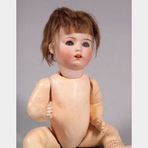Small Schoenau & Hoffmeister Character Bisque Head Baby
