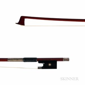 Silver-mounted Violin Bow, Grünke & Söhne