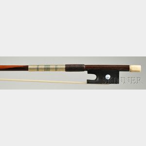 French Violin Bow, c. 1840, School of Etienne Pajeot