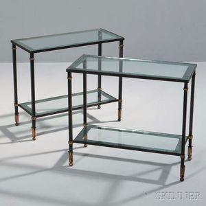 Two Art Deco End Tables In the Manner of Poillerat