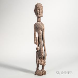 Dogon-style Carved Wood Figure of a Man