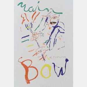 Willem De Kooning (American, 1904-1997) Rainbow - Devil at the Keyboard