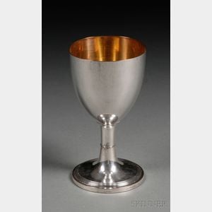 George III/IV Sheffield Plate Goblet