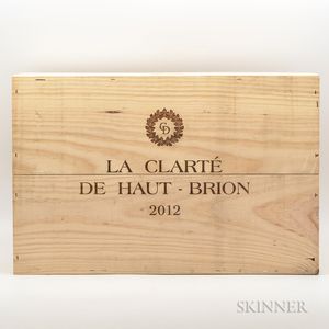 La Clarte de Haut Brion 2012, 6 bottles (owc)