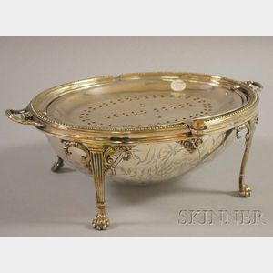 Silver-plated Aesthetic Movement Chafing Dish