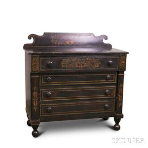 Late Federal Paint-decorated Chest of Drawers