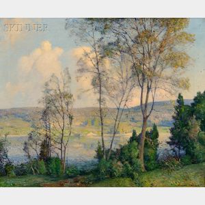 William Jurian Kaula (American, 1871-1953) Over the Pond, New Ipswich, New Hampshire