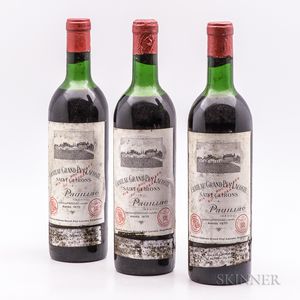 Chateau Grand Puy Lacoste 1970, 3 bottles