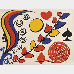 Alexander Calder (American, 1898-1976) Untitled (Spades, Hearts, Diamonds, Clubs)