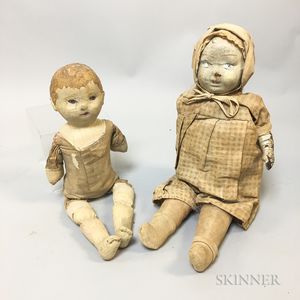 Two Composition Head Dolls
