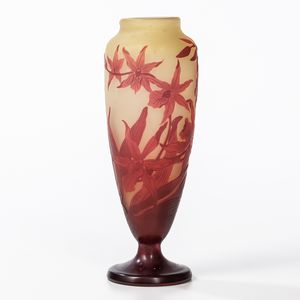 Galle Cameo Art Glass Vase
