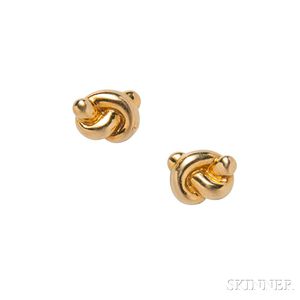 18kt Gold Earrings, Tiffany & Co.