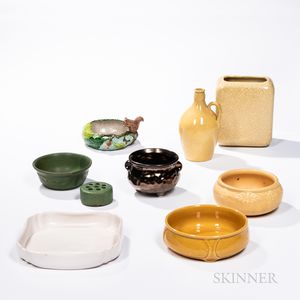 Nine Pieces of Studio Pottery