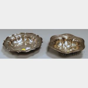 Two Shaped Sterling Silver Bowls