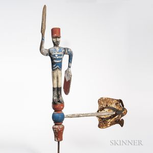 Carved and Painted Hessian Soldier Whirligig