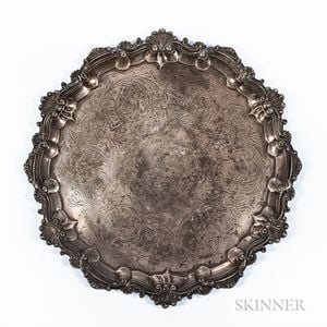 Victorian Sterling Silver Tray