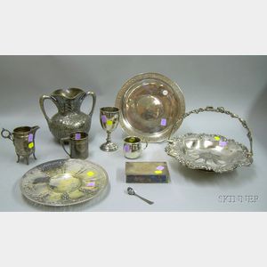 Approximately Ten Silver Plated Serving Items