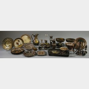 Group of Silver Plated and Weighted Sterling Table Items