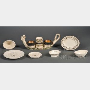 Thirty-five Wedgwood Queen's Ware Items