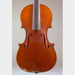 German Violin, Heinrich T. Heberlein Workshop, c. 1910