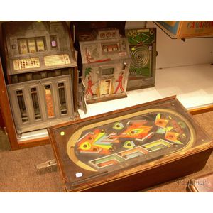 Pinball machine coin slot plate holders