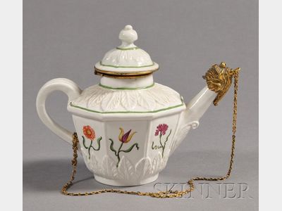 Sold for: $94,800 - Vezzi Porcelain Bronze Mounted Teapot and Cover