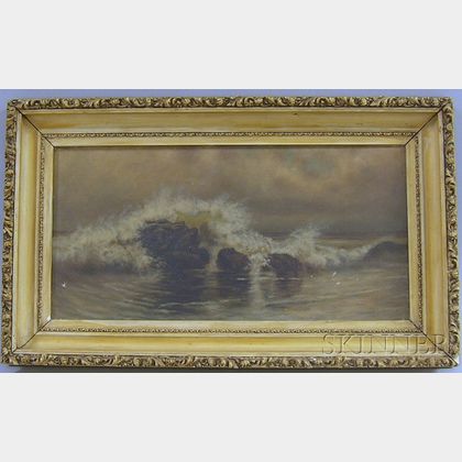 Attributed to Charles Drew Cahoon (Cape Cod, Massachusetts, 1861-1951) Seascape.