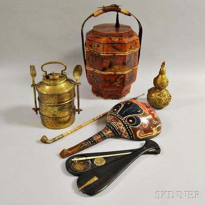 Six Asian Decorative Accessories