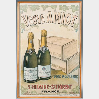 "Veuve AMIOT" Advertising Poster