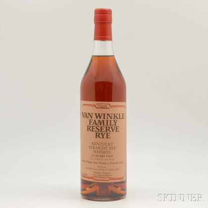 Van Winkle Family Reserve Rye 13 Years Old, 1 750ml bottle 