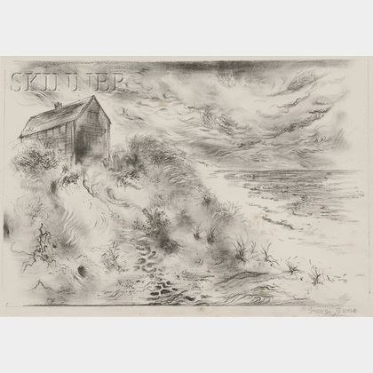 George Grosz (German/American, 1893-1959) Storm Clouds, Cape Cod