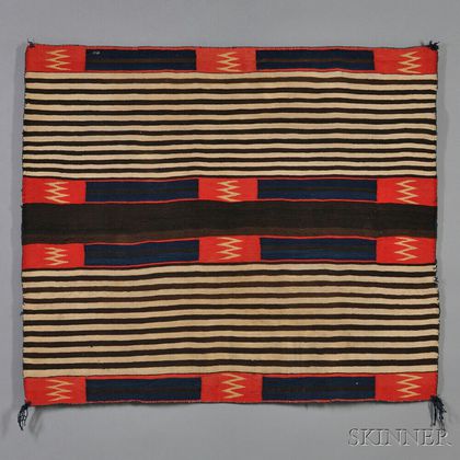 Navajo Late Classic Woman's Chief's Blanket