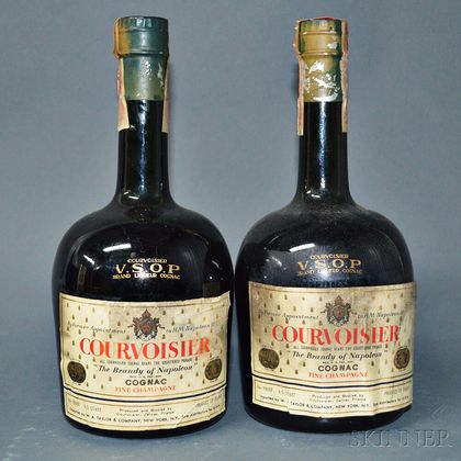 Courvoisier Cognac VSOP, 2 4/5 quart bottles 