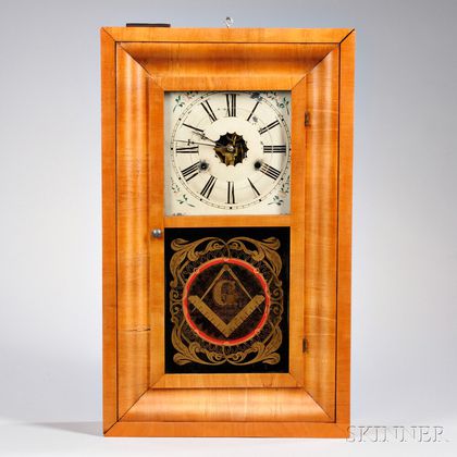 Seth Thomas Mahogany "Masonic" Ogee Clock