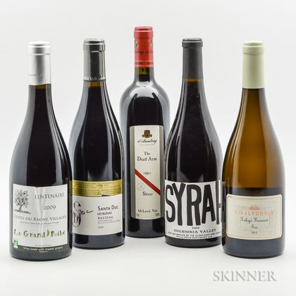 Mixed Worldwide Wines, 5 bottles 