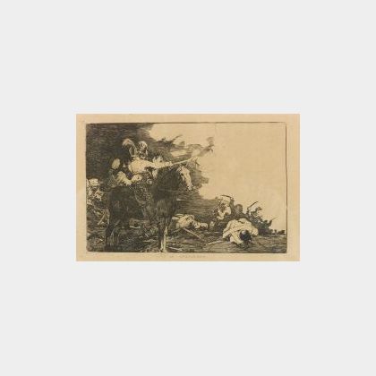 Francisco Jose de Goya y Lucientes (Spanish, 1746-1828) Lot of Three Plates