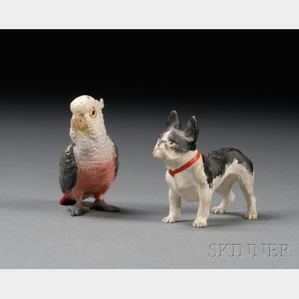 Two Viennese Cold Painted Bronze Animals