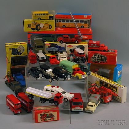 Approximately Fifty-two Assorted Mostly Die-cast Metal Toy Vehicles