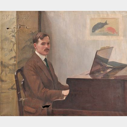 Lilla Cabot Perry (American, 1848-1933) Gentleman at a Piano