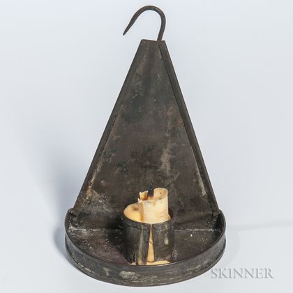 Small Tin Candle Sconce