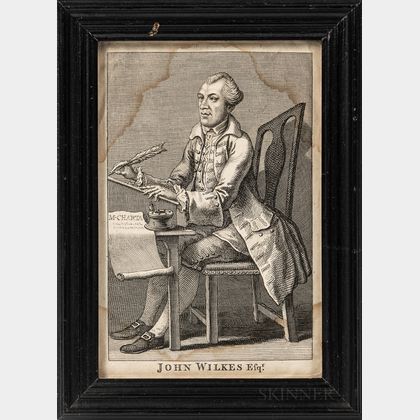 Engraving of "John Wilkes Esq.,"
