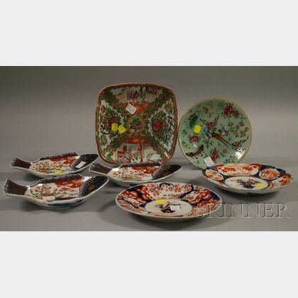 Seven Pieces of Assorted Asian Export Porcelain