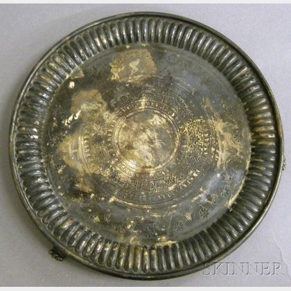 Victorian Silver Footed Salver