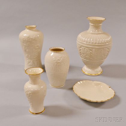 Five Pieces of Lenox Porcelain