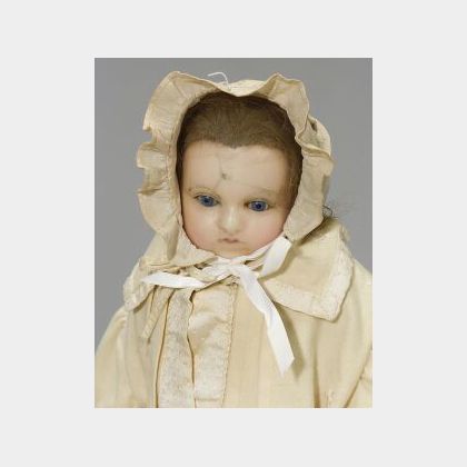 English Wax Shoulder Head Baby Doll