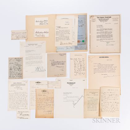 Twenty-four Letters and Autographs of American Journalists and Newspaper Editors.