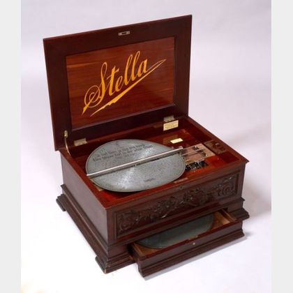 Stella 17 1/4-inch Disc Musical Box