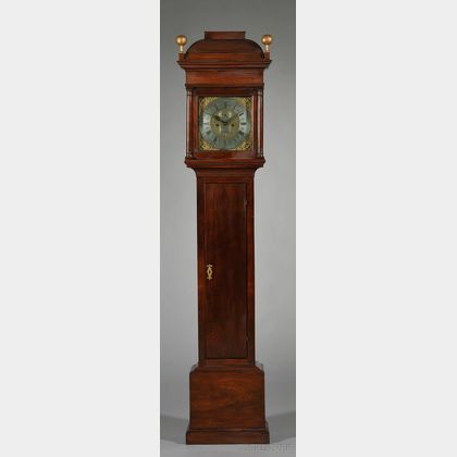 Queen Anne Walnut Tall Clock by William Claggett