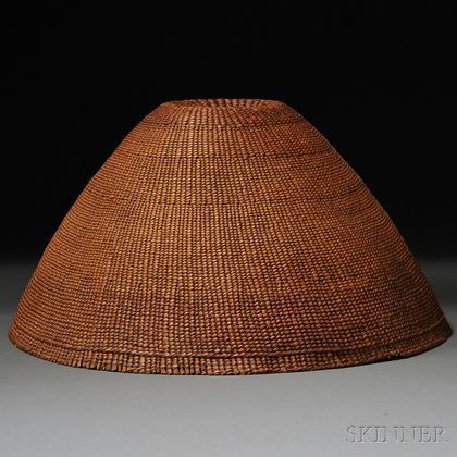 Nuu-Chah-Nulth (Nootka) Twined Basketry Hat