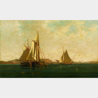 Hendricks A. Hallett (American, 1847-1921) Boston Harbor